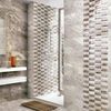 Mediterranean Light Grey Marble Effect Wall Tiles