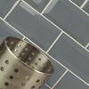 Sloane Square Gloss Grey Mini Metro Tiles