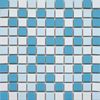Pixel Sea Light Blue Blend Mosaic Tiles 25x25