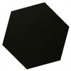 Hexagon Black 10x10