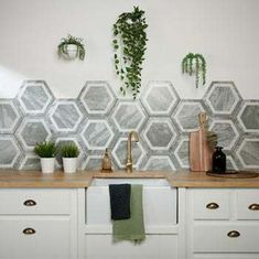Bardiglio Hexagon Tiles