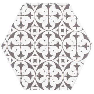 Souk Black Patchwork Hexagon Tiles
