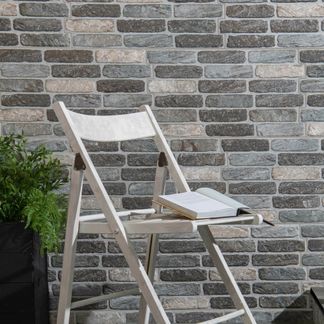 Grey Brick Slip Effect Tiles