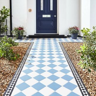 Cava Victorian Blue Tiles