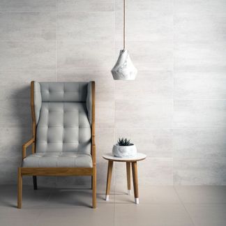 Chalky Downs White Stone Effect Tiles