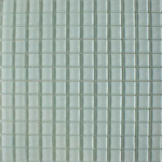 Glass Square Clear White Mosaic Tiles