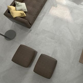 Dusk Grey Polished 75x37 Concrete Effect Tiles