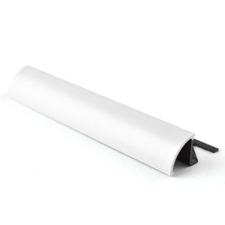 12mm PVC Eco 2.5m White Trim