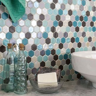 Bewitched Enchanted Hexagon Mosaic Tiles