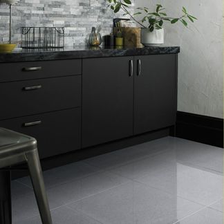 Form Steel Grey Polished Stone Effect Wall And Floor Tiles