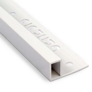 Genesis 8mm Square Edge PVC White