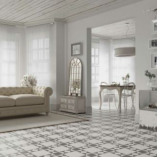 Gosford Black and White Panel Tiles