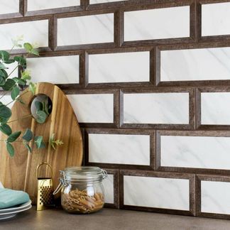 Mixx Marble Wenge Wood Tiles