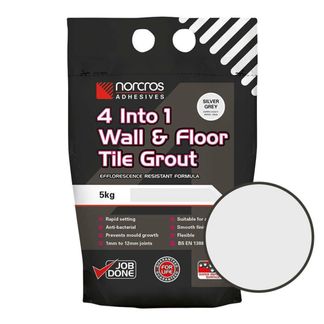 Norcros 4 into 1 Wall & Floor Silver Grey Tile Grout