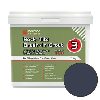 Norcros Rock-Tite Brush In Grout Tropical Ebony