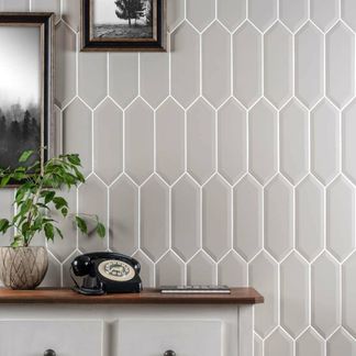 Pickett® Bevelled Light Grey Tiles