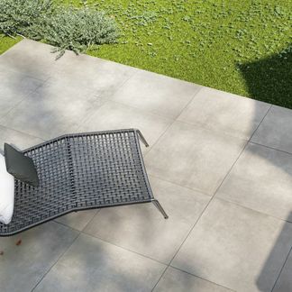 Trax Peppered Taupe Porcelain Paving Slabs