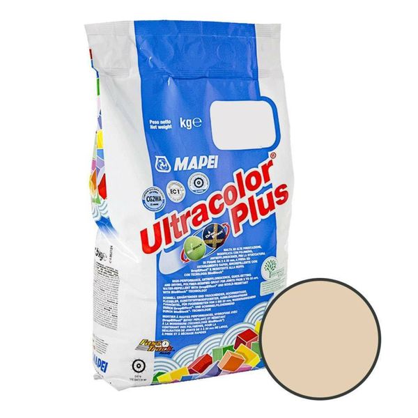 Mapei Ultracolour Plus 132 Beige Tile Grout 2 Kg