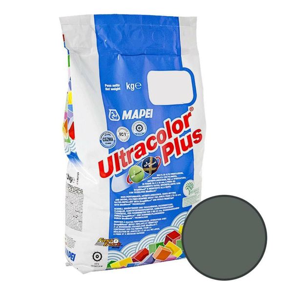 Mapei Ultracolour Plus 174 Tornado Grey Tile Grout 5Kg Per Unit
