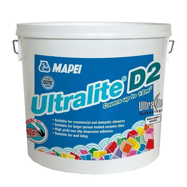 Mapei Ultralite D2 Ready Mix Shower Tile Adhesive 12.5 kg