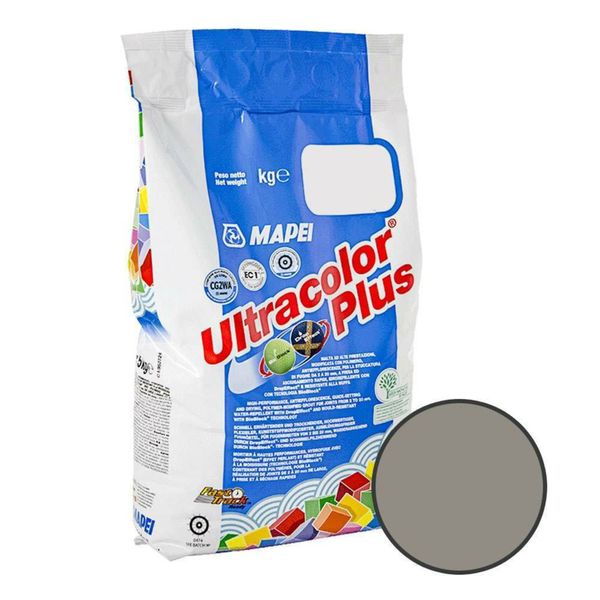 Mapei Ultracolour Plus 116 Musk Grey Tile Grout 5 Kg Per Unit