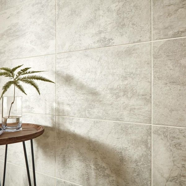 Dusted Ivory Slate Effect Tiles