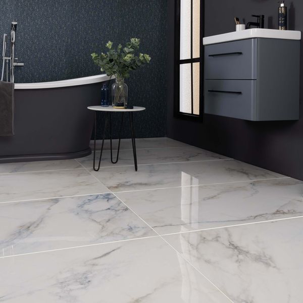 Deluxe Sapphire Marble Effect Tiles
