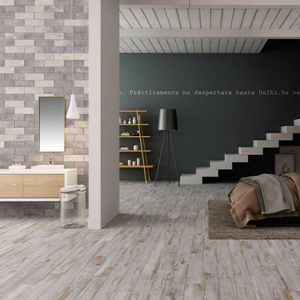 BoCoCa Grey Tempera Wood Tiles