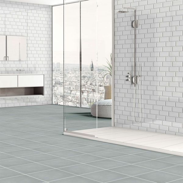 Chroma Grey Anti Slip Floor Tiles