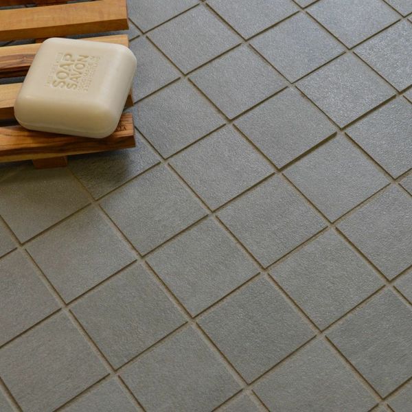 Planate Gunmetal Grey Mosaic Tiles