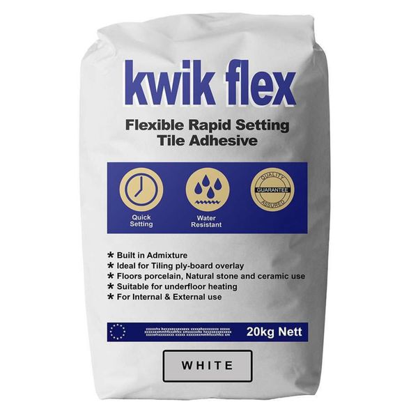 Kwik Flex White Tile Adhesive