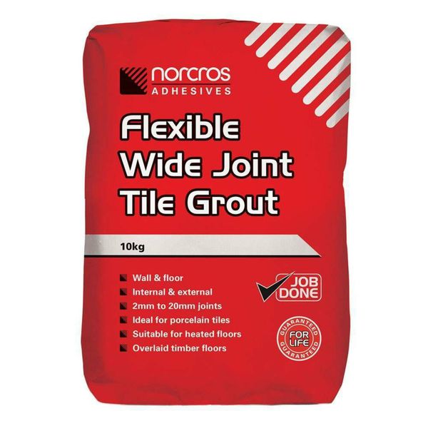 Norcros Flexible Wide Joint Tile Grey Grout