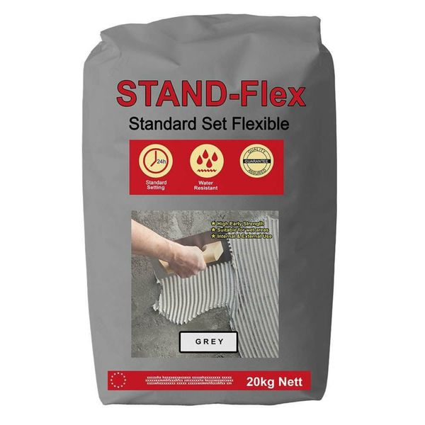 Standard Flex Grey Tile Adhesive