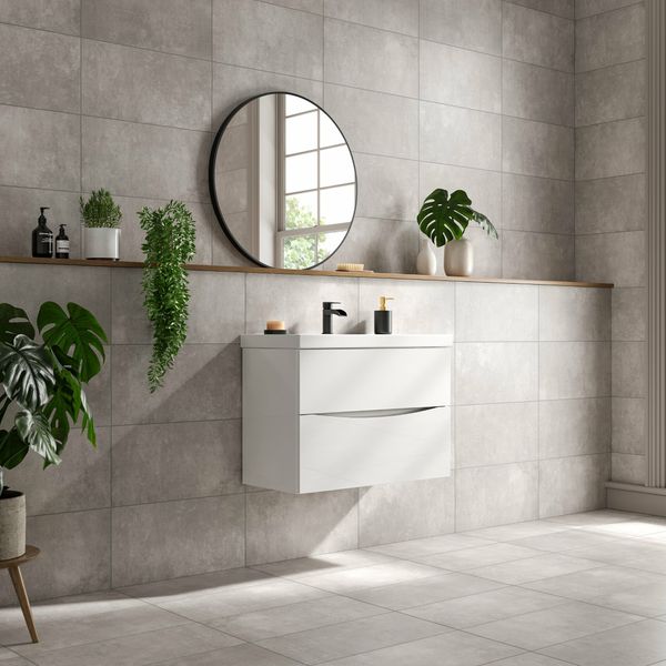 Cimento Grey Concrete Effect 300x600 Wall and Floor Tile