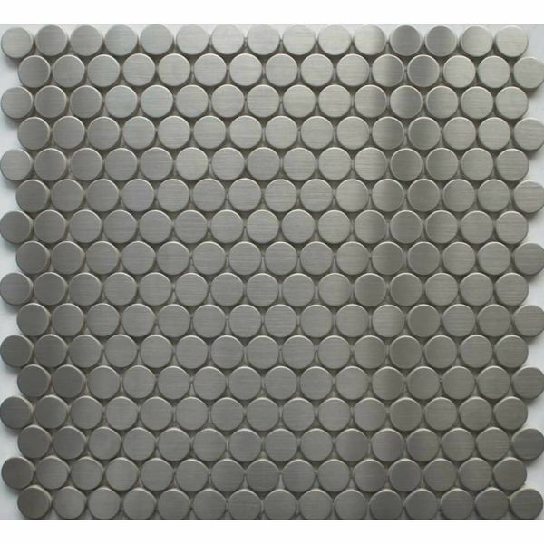 Circular Steel Mosaics Tiles Mosaic Tiles
