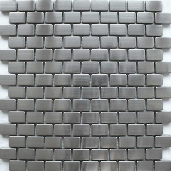 Stainless Steel Heeley Brushed Mosaic Tiles