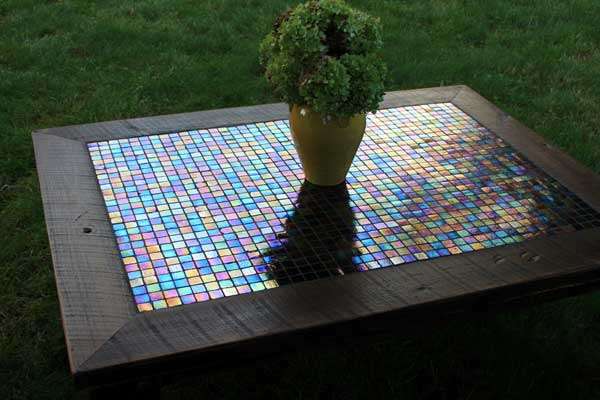 mosaic tile coffee table