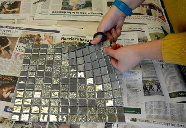 cutting mosaic tile sheet
