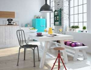 light and bright kitchen