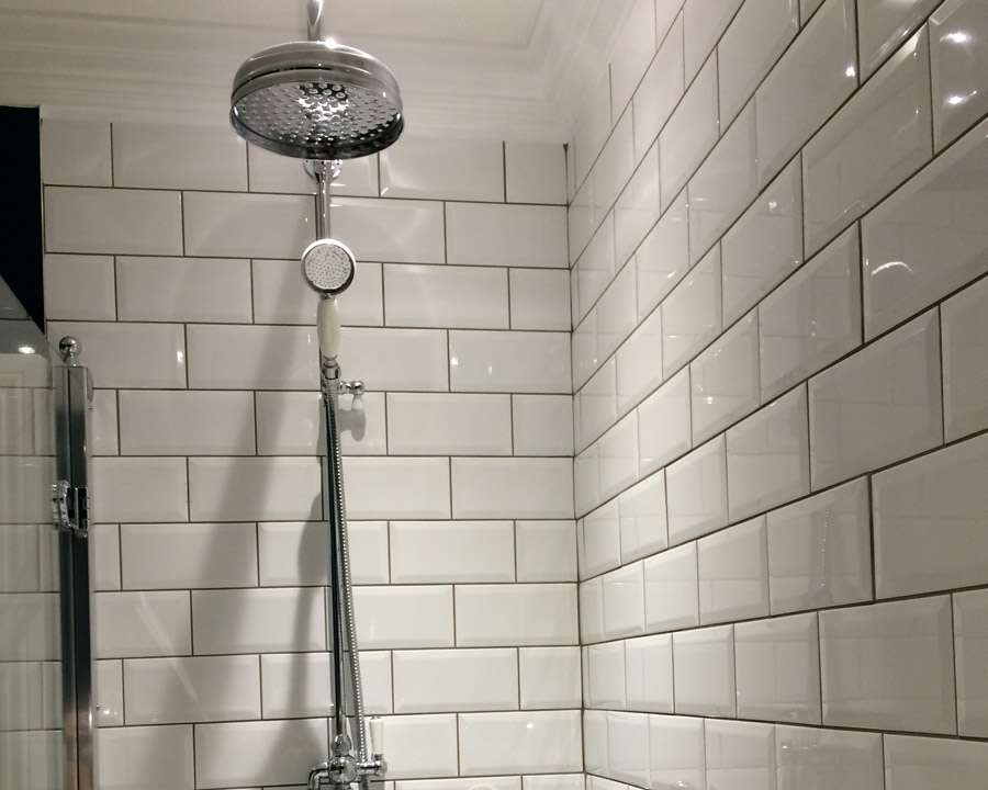 shower in bathroom