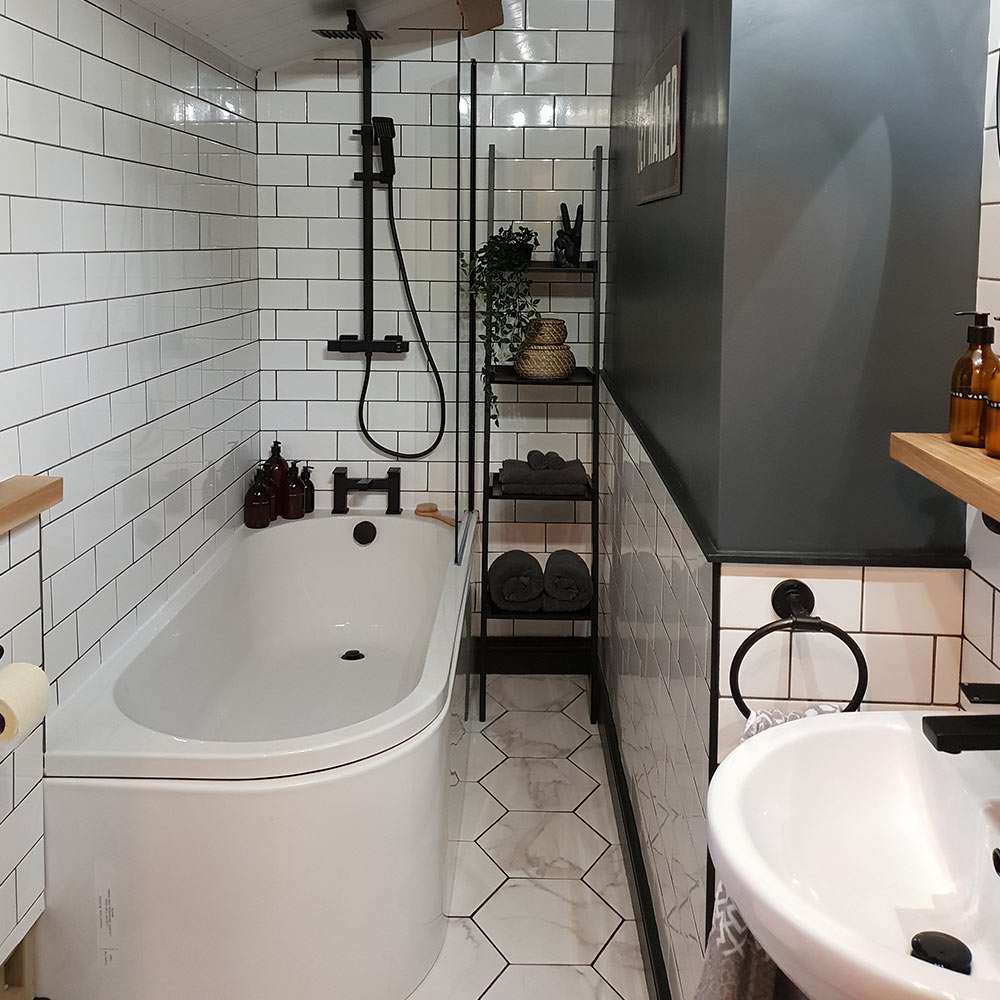 Zoe Gave Her Bathroom Space A Trendy Makeover