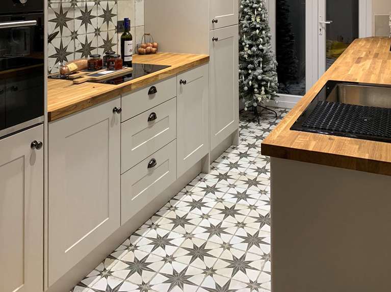 Emma Cooked Up A Statement Patterned Scheme In Her Kitchen