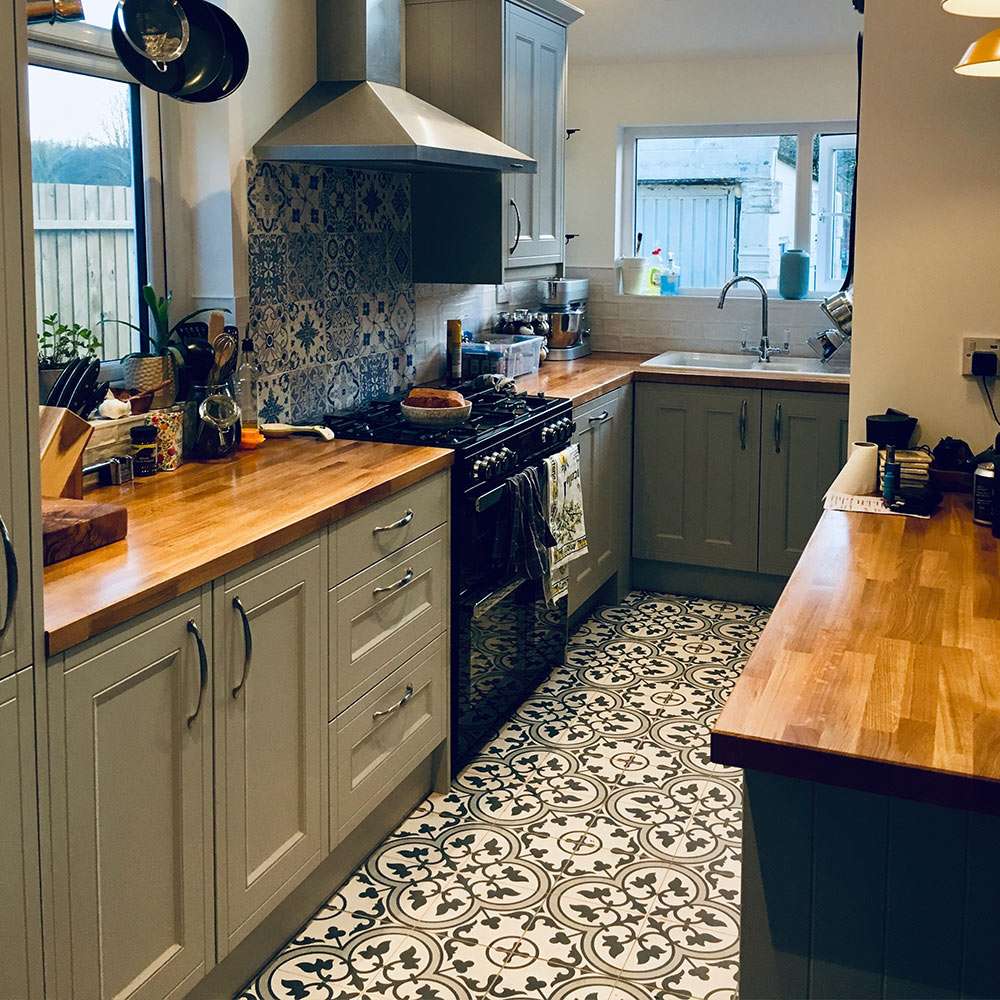 Alice Transformed Her Kitchen Into A Pattern Tile Paradise