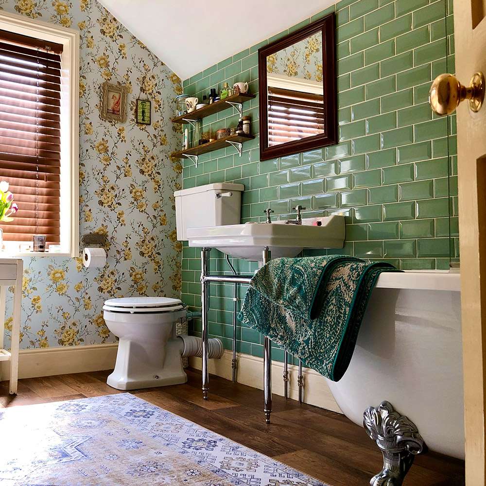 Katy and Craig Revived This 130-Year-Old Bathroom
