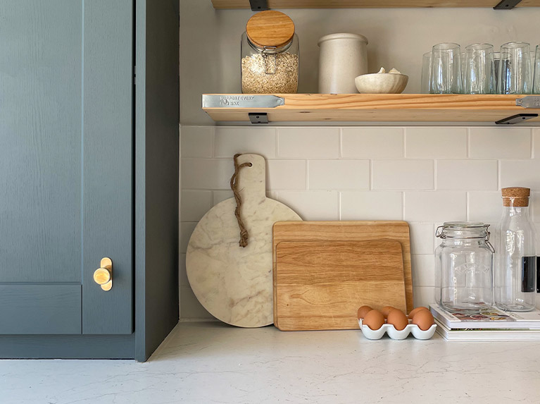 Kate Used Our Chalk Farm Matt Tiles to Create a Modern Look in her Kitchen