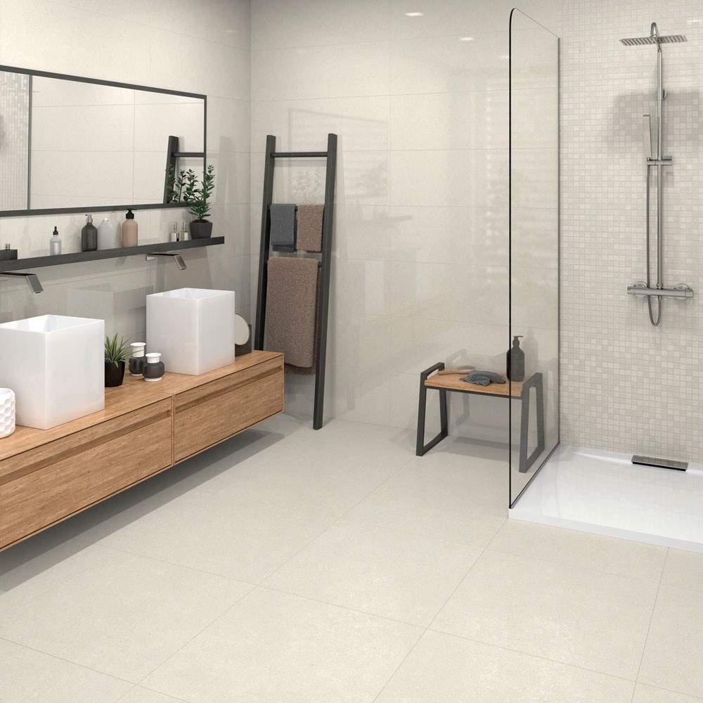 Cream shower room
