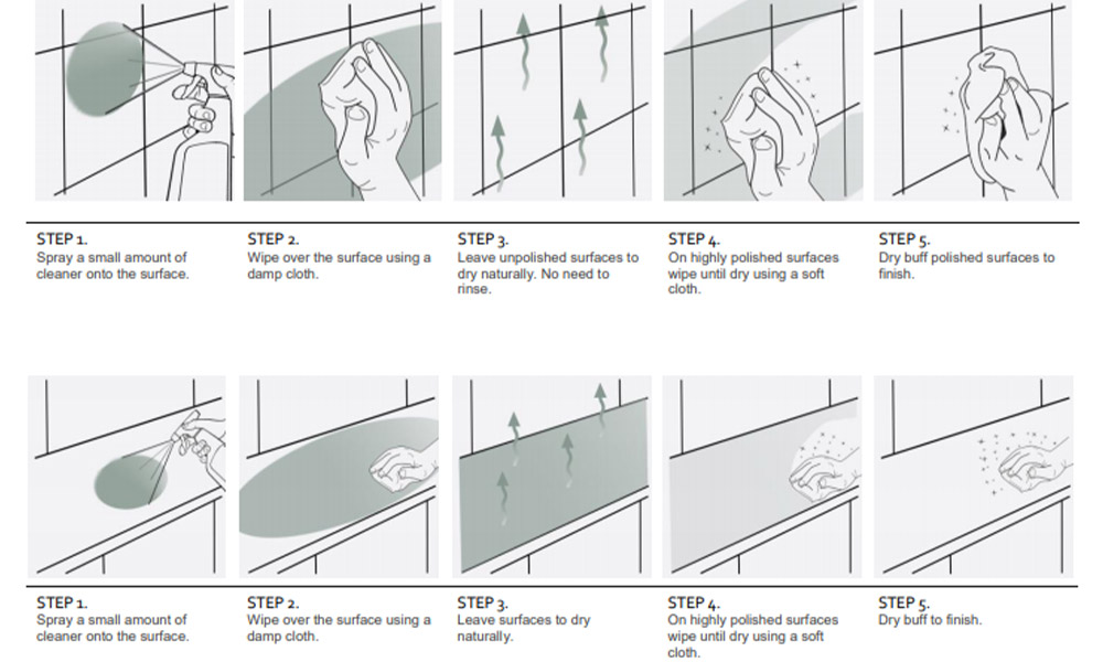 step by step information on how to seal crackle glaze tiles