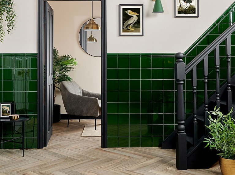 How to Style Green Tiles