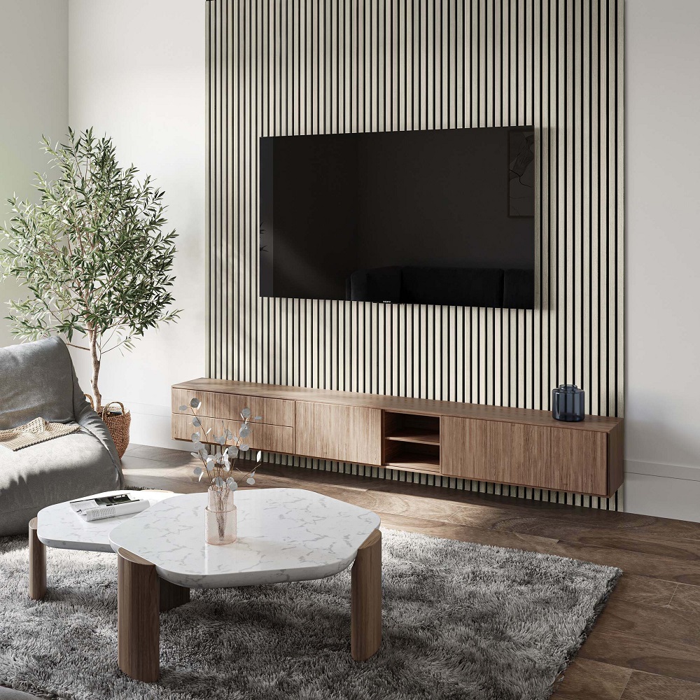 Transform Your Space: Creative Media Wall Ideas with Wood Wall Panels